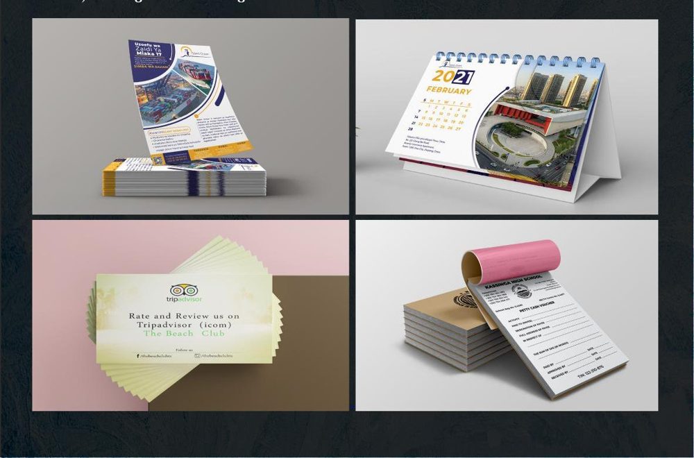 Offset printing work